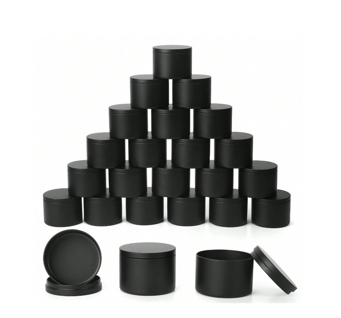 Black Candle Jar - 4oz - Clearance - Damaged Packaging