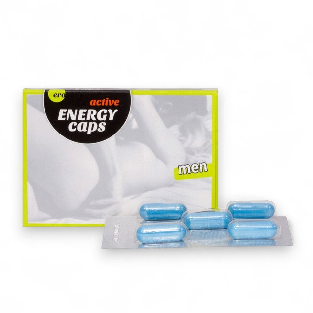 Capsule Ero Active Energy Caps Men, pentru potenta, libido si virilitate, 5 buc