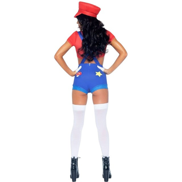 Costum sexy LegAvenue - Mario, culoare rosu si albastru, marimea M