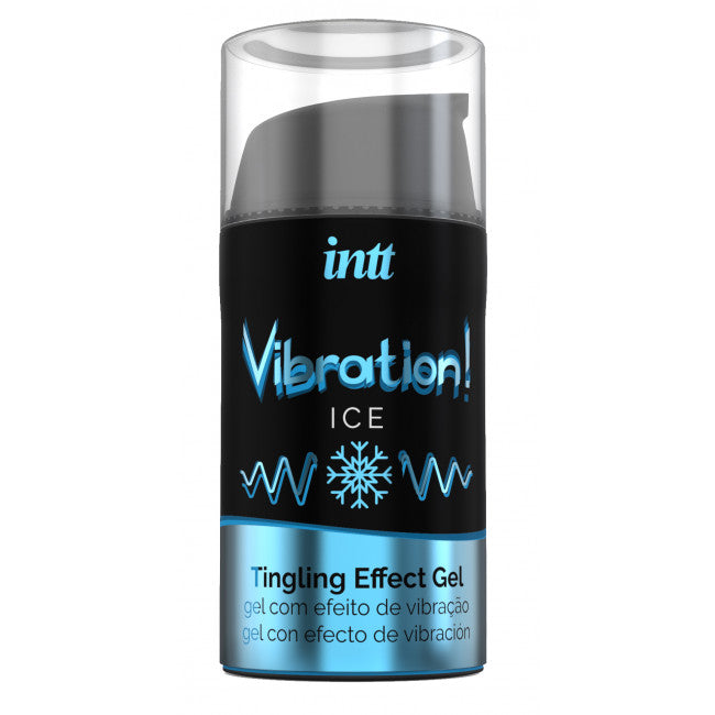 Gel INTT Vibration! Ice, pentru stimulare si excitare, cu efect de racire, Unisex, 15 ml