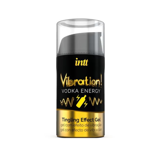Gel INTT Vibration! VODKA ENERGY, pentru stimulare si excitare, cu efect de incalzire,Unisex,15 ml