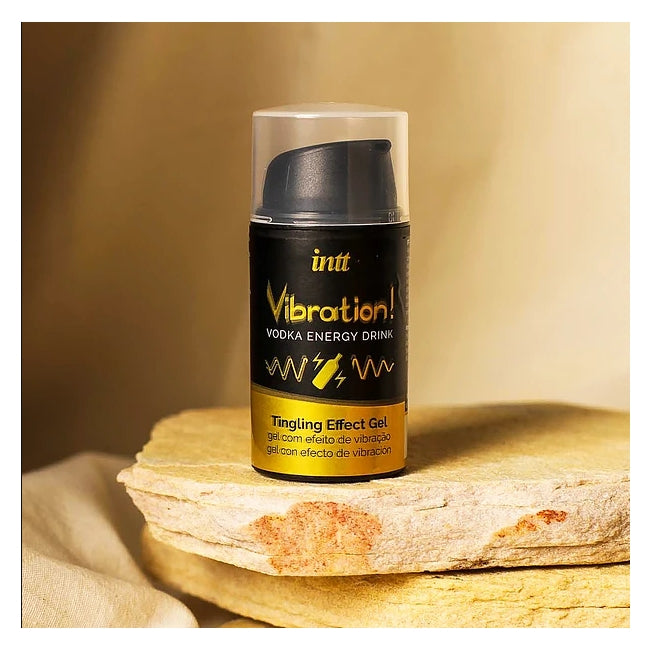 Gel INTT Vibration! VODKA ENERGY, pentru stimulare si excitare, cu efect de incalzire,Unisex,15 ml