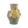 Hand-Painted Stoneware Vintage Reproduction Vase