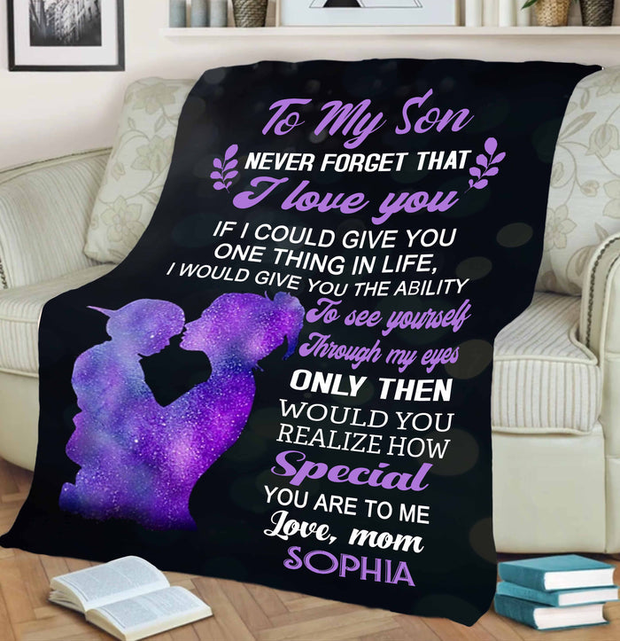 "How Special You Are To Me" Customized Blanket For Son