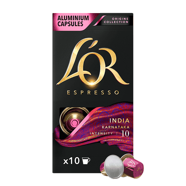 L'or Espresso India Intensity 10 10 x 10 Pods (case) - Out of Date