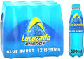 Lucozade Energy Blue Burst 12 x 500ml - Out of Date