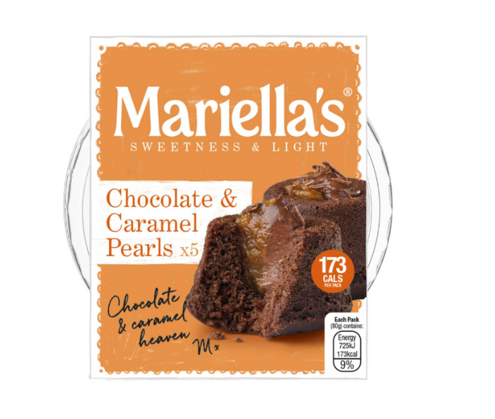 Mariella’s Chocolate & Caramel Pearls (6 pack x 5 cakes)