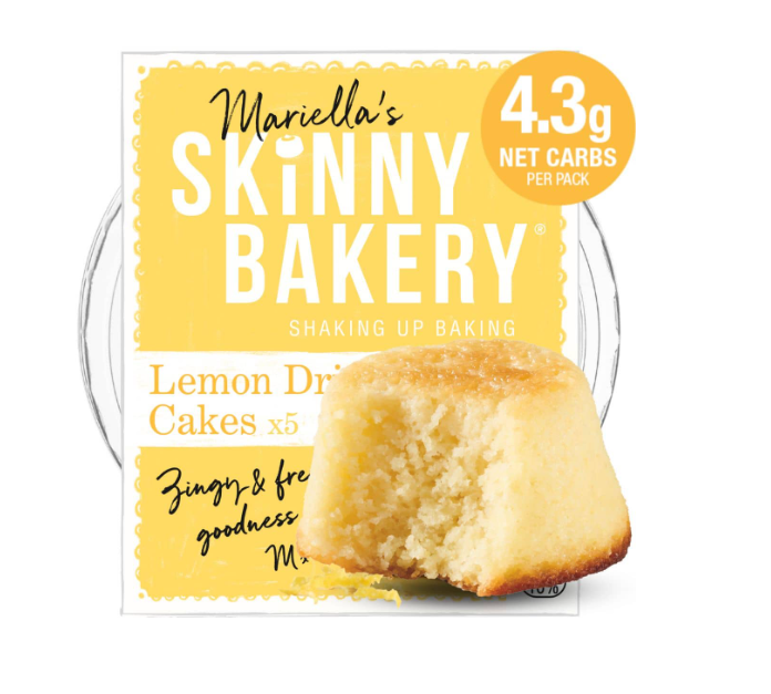 Mariella’s KETO Lemon Drizzle Cakes (6 pack x 5 cakes)