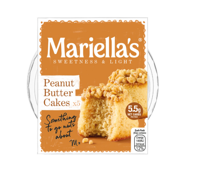 Mariella’s KETO Peanut Butter Cakes (6 pack x 5 cakes)