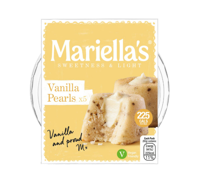 Mariella’s Vanilla Pearls (6 pack x 5 cakes)