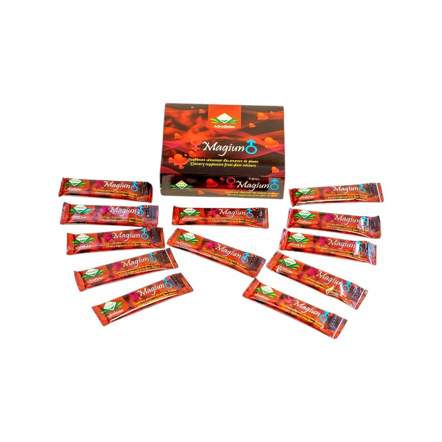 Miere unisex Themra Magiun, poate susține potența și libidoul, conține ingrediente naturale, 1 cutie x 12 plicuri
