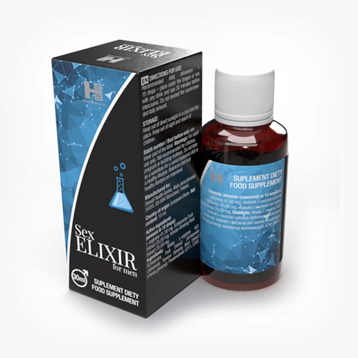 Picaturi afrodisiace premium Sex Elixir for Men, pentru cresterea libidoului barbatilor, 100% natural, 30 ml