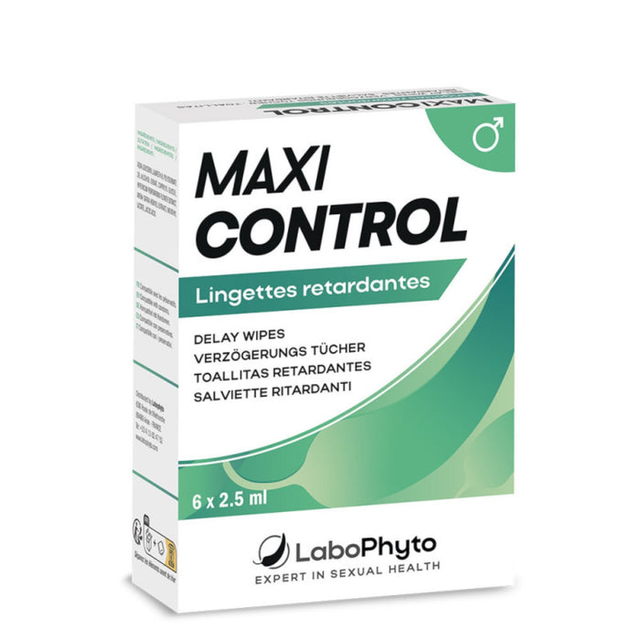Servetele MAXI CONTROL, Labophyto, anti ejaculare precoce, 6 buc