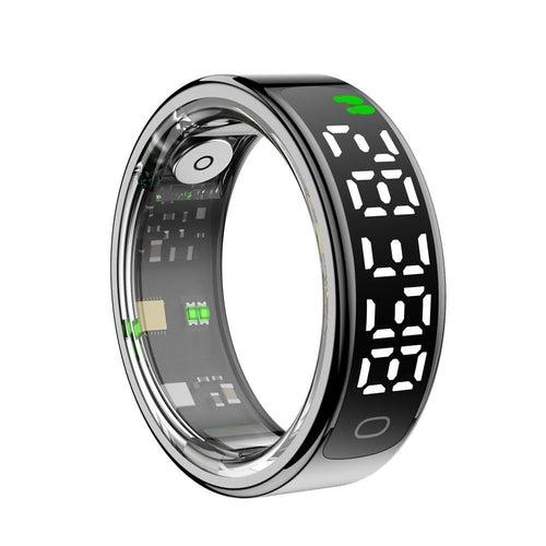 Smart Health Ring - Radiant Silver-13-22.3 mm