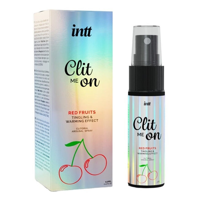 Spray INTT CLIT ME ON RED FRUITS, stimulare clitoris si orgasm, pentru femei ,12 ml