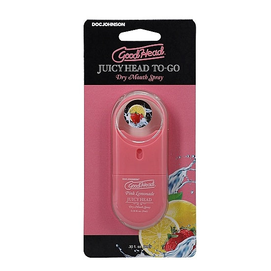 Spray pentru sex oral, GoodHead Juicy Head - Dry Mouth, umiditate instantanee, cu aroma de Limonada, 9 ml