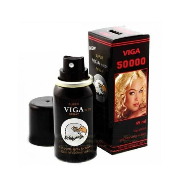 Spray SUPER VIGA 50000 Long Time Spray for Men, pentru întârzierea ejaculării, cu vitamina E, 45 ml