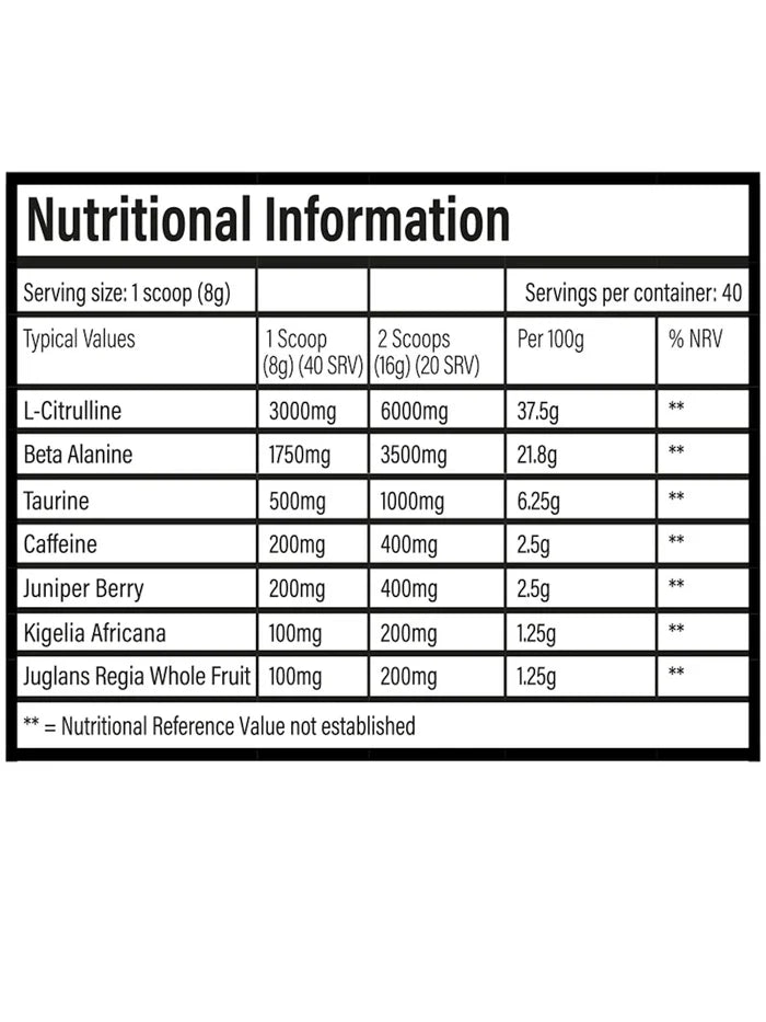 Trained By JP Do Not F**cking Miss Pre Workout 320g